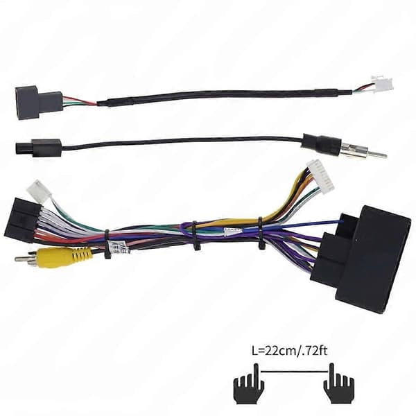16-bens til 56-bens ledningsnet CanBus-dekoder G-RZ-PSA65 til Peugeot 308 208 408 til Citroen C3 C4 Black