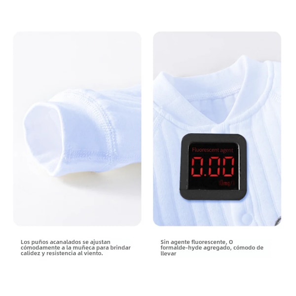 Bodysuit för pojkar och flickor nya vinter bomull babykläder 0-6m 2Pcs C 3M