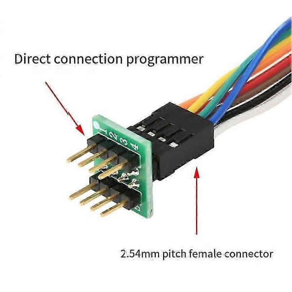 SOP8 WSON8 QDFN8 Chip Download Burn Write Probe Spring Pin Flash Eeprom Chip Burner Kabel Afstand Pitch 4.4