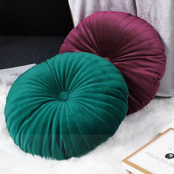 Rund Puff Tatami Pute Gulvputer Sittepute Pyntepute Sittepute Hjem Sofa Tatami Pute Yellow
