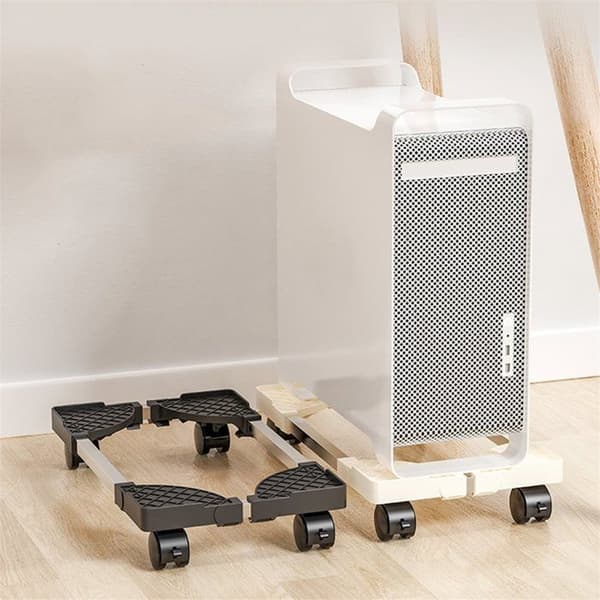 Computer Tower Stand, Justerbar Mobil PC Tower Stand med Hjul, Gulvstander til PC A