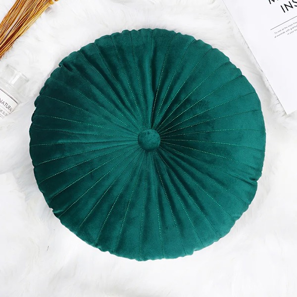 Rund Puff Tatami Kudde Golvkuddar Sittkudde Prydnadskudde Sittdyna Hem Soffa Tatami Kudde Green