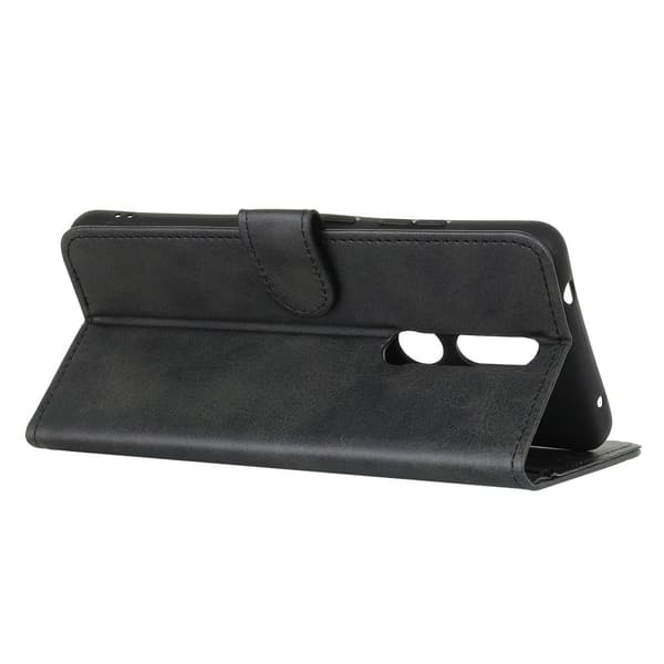Nokia 2.4 - Solid Lommebokdeksel - Svart Black Svart