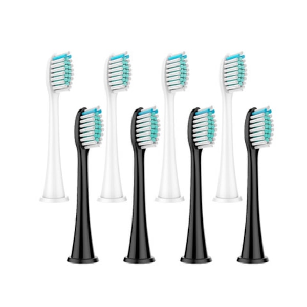8-pack Ersättningshuvuden för Philips Sonicare Serie 3, 6, 9 Black Svart