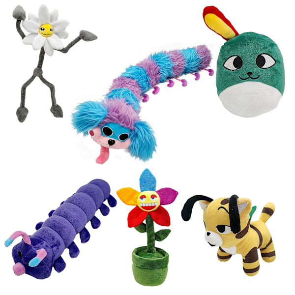 Poppy Playtime Bobby Perifer Plushdocka Plyschleksaker bee tiger