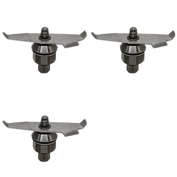 3X udskiftning af blenderkniv i rustfrit stål, egnet til juicer-reservedele, knivsæt til