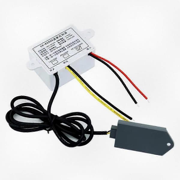 Digital fuktighetskontroller 220V med SHT20-sensor, hygrometer og EU-plugg for presis klimakontroll