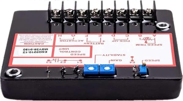 Motorhastighetsregulator ESD2210 12V/24V Hastighetskontrollenhet Generator Motorstyreenhet (Farge: 24V)