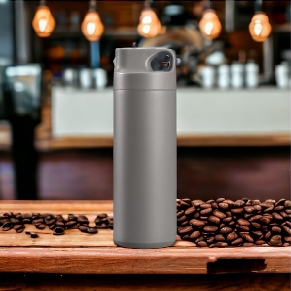 Termosflaska i rostfritt stål 510ml vatten kaffe te Beige