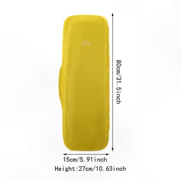 Vandtæt Violin Kassedækken til Rejser og Opførelser, Trekant Design, Sort Rectangle Yellow Medium