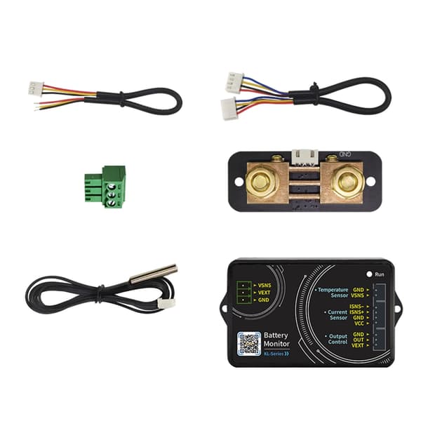 Batterimonitor 0-120V Batteritester Spenning Strøm Bluetooth-kompatibel