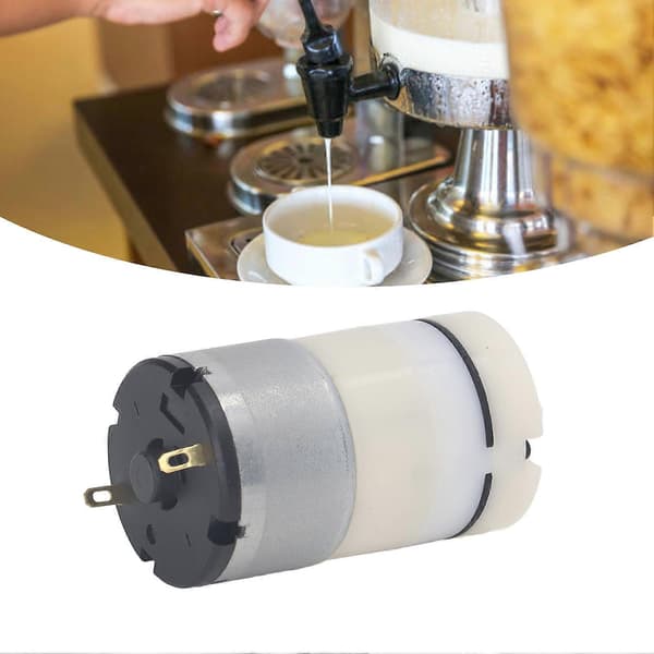 Mikro Luftpump DC 24V Lågt Ljud Mini Vakuumpump Inflationspump för Maskinutrustning Solid Normal