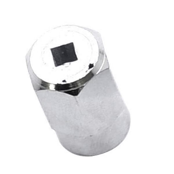 Flex Shaft Driver Cap för Dremel vevaxel aluminiummutterlock 2610916116 drivmutteradapterdel 225 P Silver