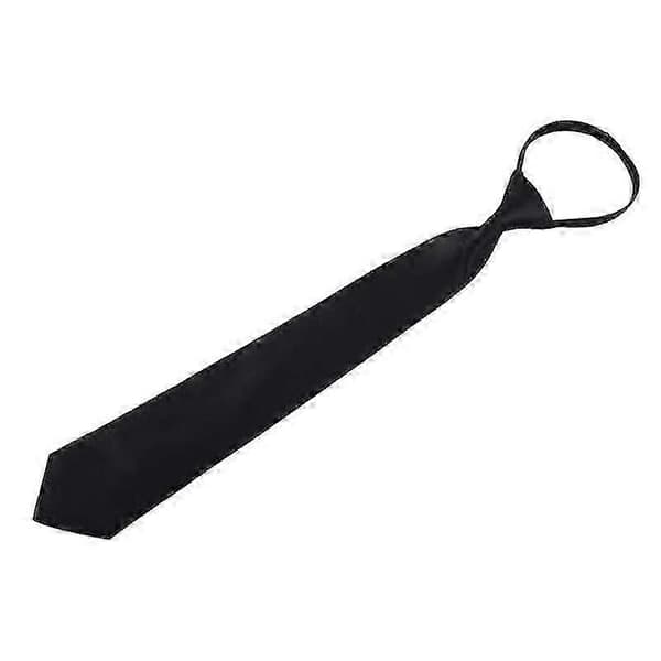 Sort Clip-On Slips - Mat slips til begravelse og professionel brug black