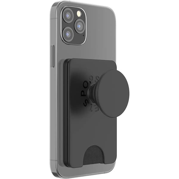 PopSockets PopWallet+ til Magsafe med Greb Sort 50