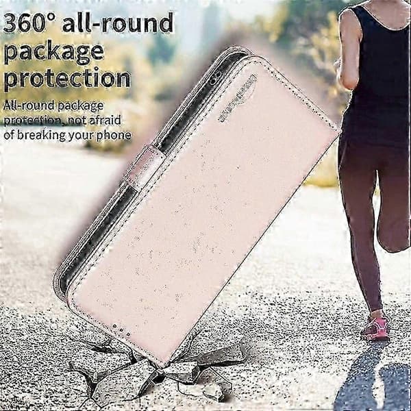 Samsung Galaxy A56 5G Plånboksfodral i Läder Pink