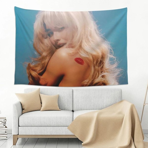 WUGXCOLL Sabrina Carpenter Seinävaate Seinäkoriste Opiskelija-asunnon Seinätaide Lippu Juhlakoriste Banneri Tausta Kodin Sisustus Makuuhuoneeseen Ja Olohuoneeseen Color2 60x40in