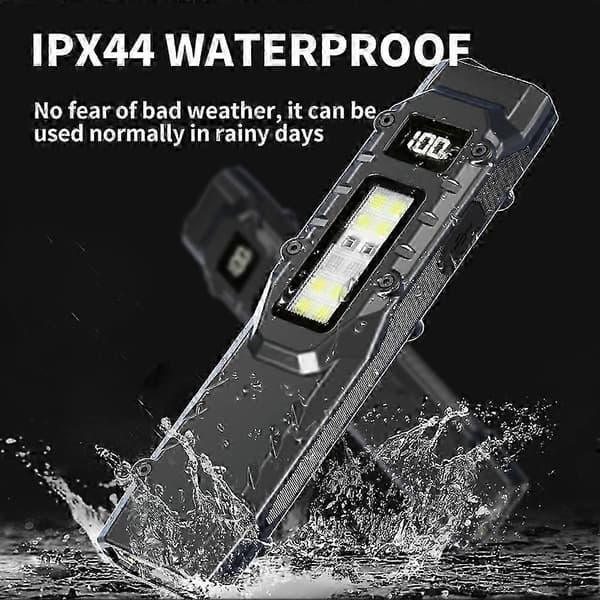 Monitoiminen Mini LED-taskulamppu USB-ladattava kirkas valo