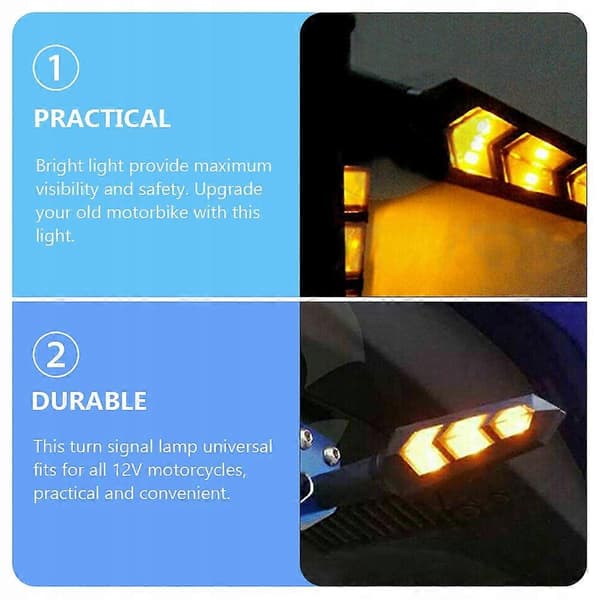 Motorcykel LED Blinklys Dekorative Blinklys