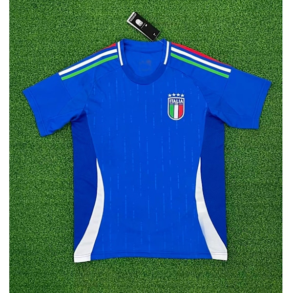 2024 Europeiska Mästerskapet Frankrike tröja Italien landslag England Spanien Brasilien fotbollsuniform Italien hemma Italy home L