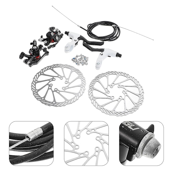 Mekaniska Tillbehör Cykel Skivbromsar Rotorer Mountainbike Hydrauliska Bromsar Mekaniska Skivbromsar Cykelbroms Black 16X16X0.1CM
