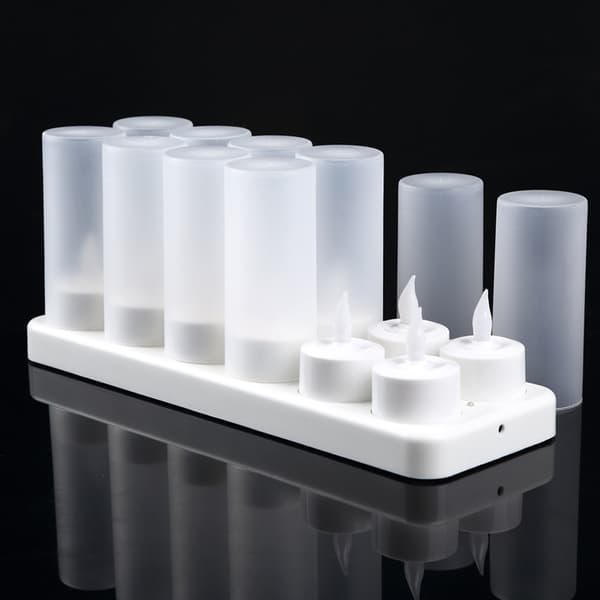 12 LED-lys, genopladelige lys