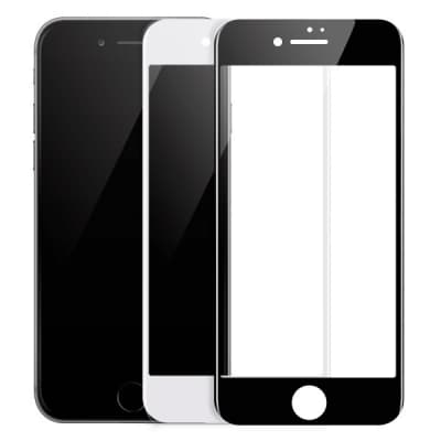 Skärmskydd 10-PACK iPhone 6/6S 2.5D Ram 9H HD-Clear ProGuard Svart