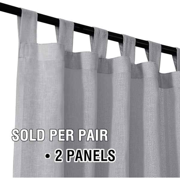 Olohuoneen pellavakankaat, 2 kpl, läpikuultavat verhot, modernit purjerenkailla varustetut verhot, koristeelliset ikkunaverhot, Haación ja D Gris 132X274CM