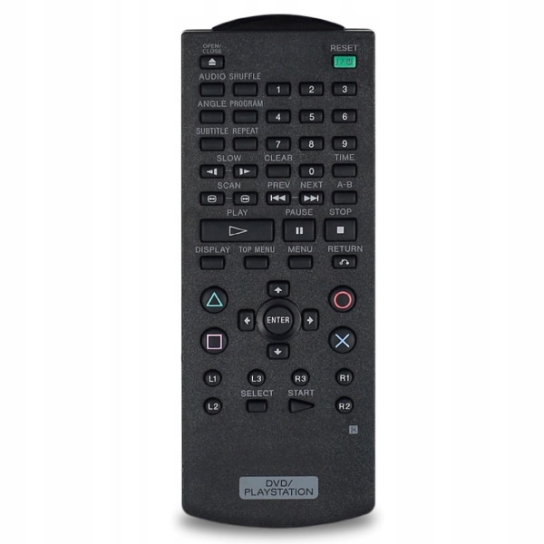 Ersättande Universal Sony TV-fjärrkontroll SCPH-10420 för Sony PLAYSTATION 2 PS2 DV