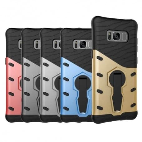 Kompatibel med Samsung S8 Plus Sniper Cover - Sølv 50