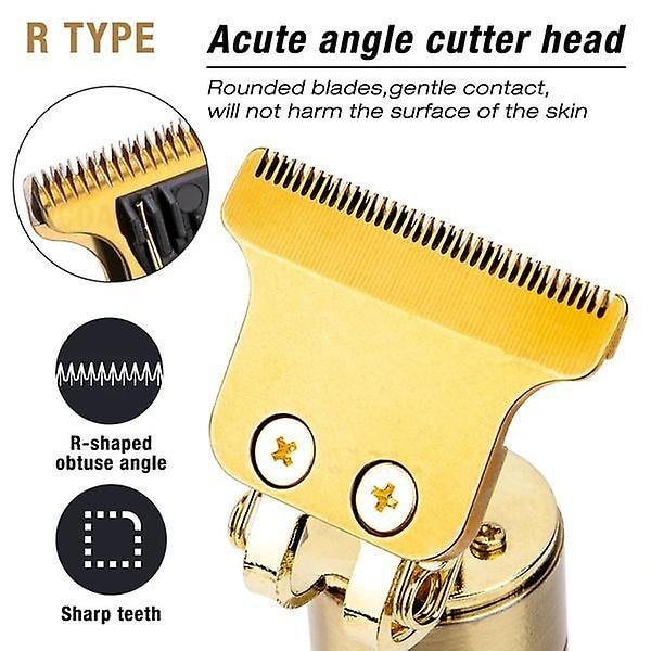 Ny USB Hårklippare Barberare Professionell Elektrisk Hårtrimmer Rakapparat Trimmer Skägg 0 mm Hårklippning
