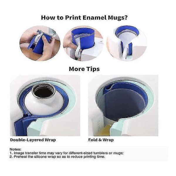 Silicone Sublimation Mug Wrap Compatible Mug
