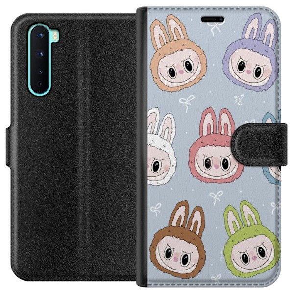 OnePlus Nord Plånboksfodral Pastel Labubu Lommeboketui