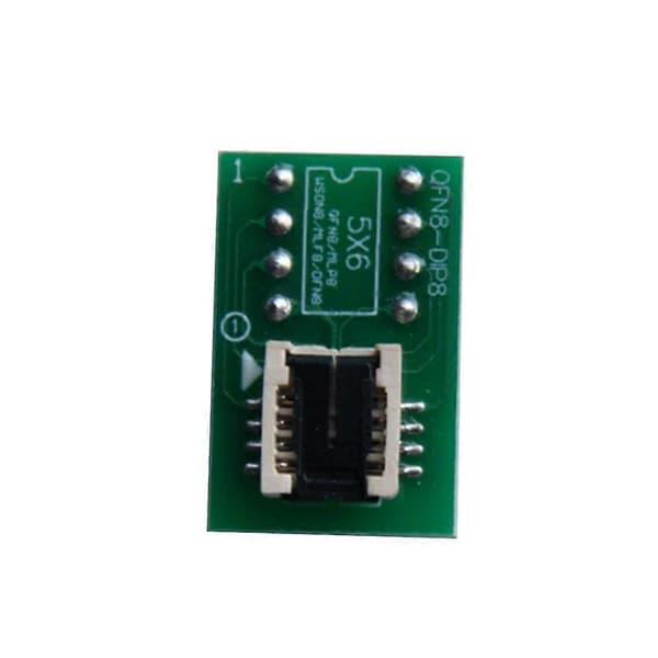QFN8/WSON8/MLF8/MLP8/DFN8 TIL DIP8 Programmer, 6X5mm IC Chips Socket
