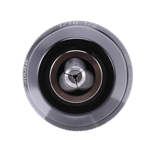 SDS Drill Chuck Skrutrekker Socket Hurtigskift Adapter Konverter Socket Perforator Krombelagt E Black
