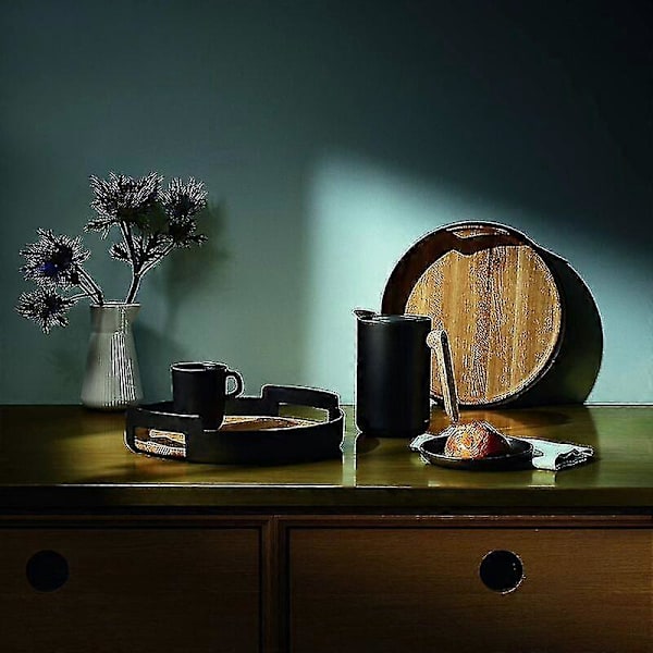 Nordic Kitchen Serveringsbakke, simpelt og tidløst design, sort