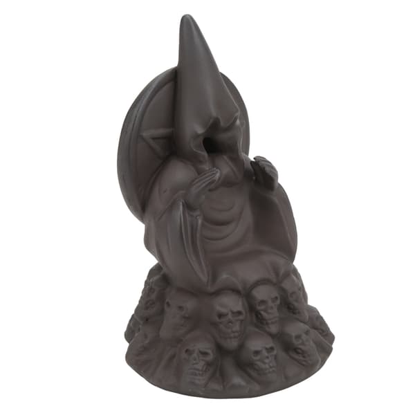 Skull Waterfall Incense Holder New Design Handmade Ceramic Backflow Incense Burner for Bedroom Study Office