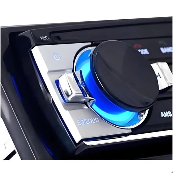 Multimedie bilradio, 240 W, farve LCD-skærm, FM-tuner, Bluetooth, til køretøj.