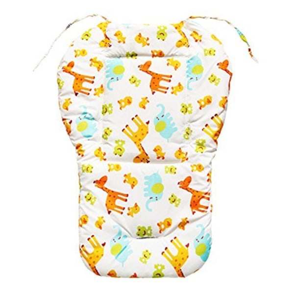 Setetrekk for barnestol, dyremotiv, pustende Red giraffe