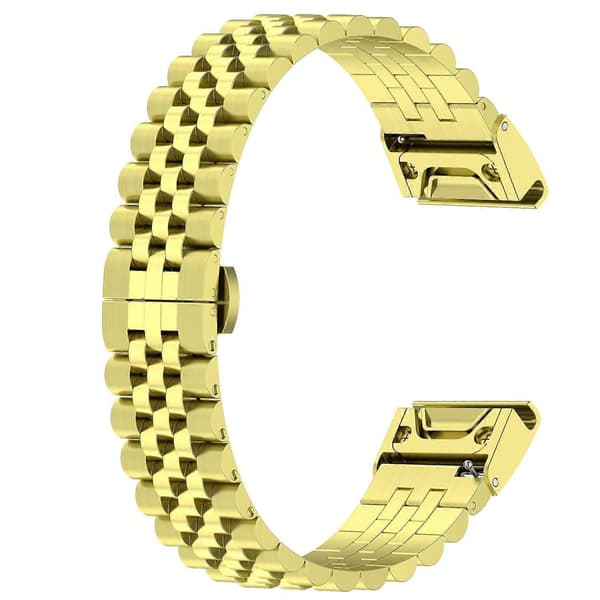 Til Garmin Fenix 7S Urremme Multicolor Gold