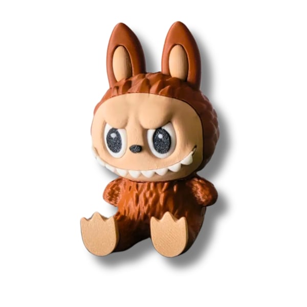 Labubu Pop Mart Monsters Spännande Figur Leksak för Bordsskiva Brun M Brown m