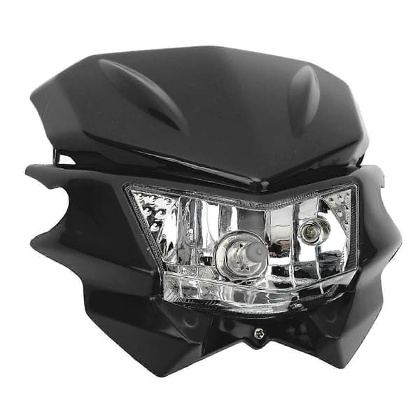 Motorcykel Forlygte H4 Interface LED Vandtæt DRL Forlygte til Egnet Mærke Sort