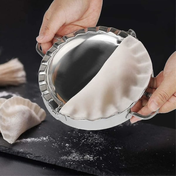 SQBB Stor Empanada Maskin, 15 cm Empanada Presse i Rustfritt Stål, Pastry Maker, Lomme Pai null ingen