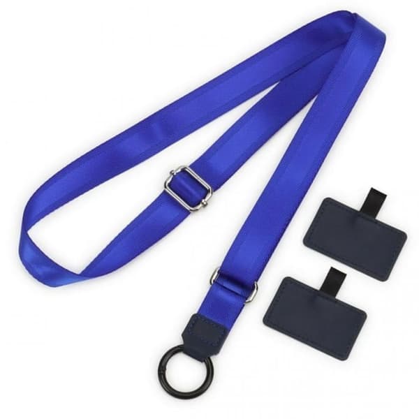 1 Justerbar nylon telefonrem, universal patch, til smartphone, daglig brug.