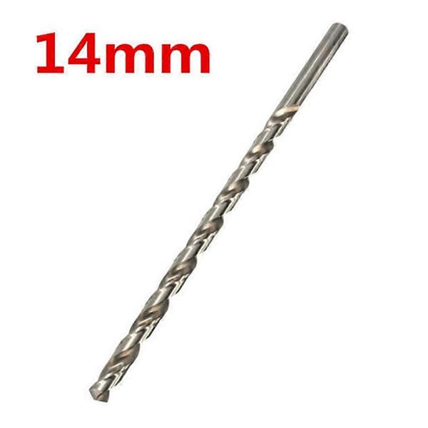 Forlenget HSS Ekstra Lang Spiralbor 14x350mm