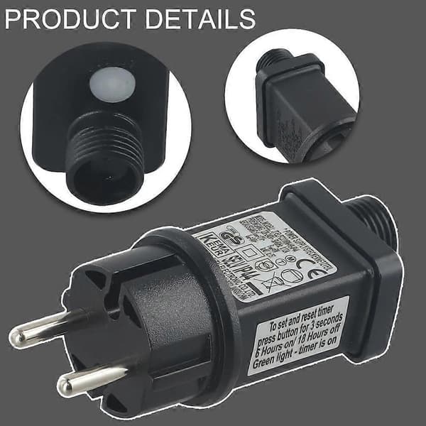 31V 6W Power Supply Adapter IP44 String Lights Power Supply For Christmas Tree Lighting String Lights[D]
