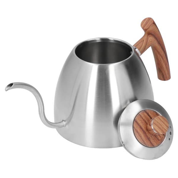Pour Over Kettle 800ml Stainless Steel Rustproof Ergonomic Gooseneck Spout Bakelite Handle
