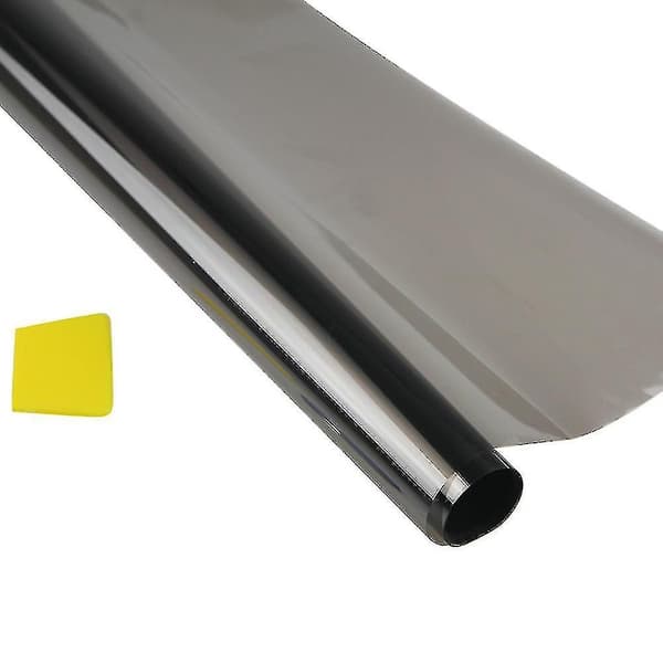 Solfilm til vinduer 1/5/15/30/35% Vlt Sort Rulle 50cm X 6m Bil Auto Hus