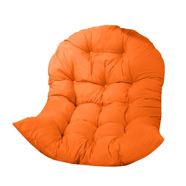 Hängande Korgstol Sittdyna, Tjocka Hängande Ägg Hammock Stol Dynor Tvättbara Stolskydd För Uteplats February7 Orange