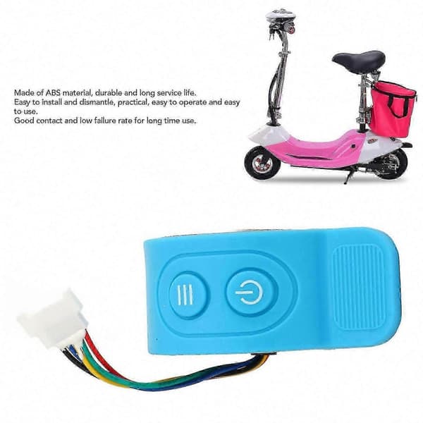 Känslig Blå Elektrisk Scooter Tumgas Accelerator - Hastighetskontroll för E-Scooters